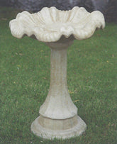 Photo of Birdbath - Lamppost Base - Tulip Top - Marquis Gardens